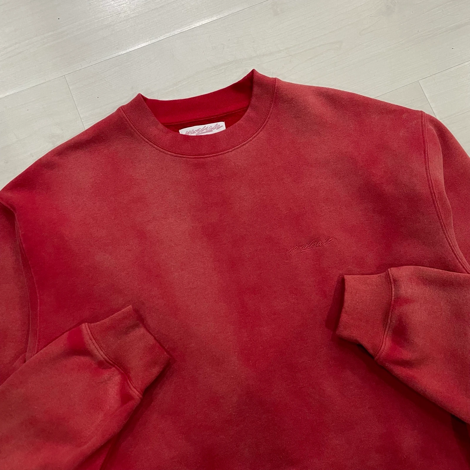 Yardsale Skateboards  - Bleachwave Crewneck (Red)